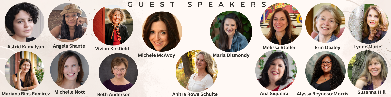 all speakers banner